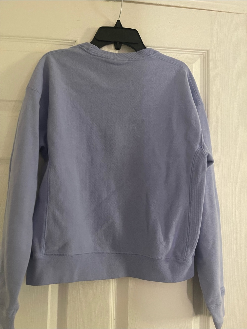 Champion Lavender Crewneck Sweatshirt with Embroidered Logo - Picture 2 of 7
